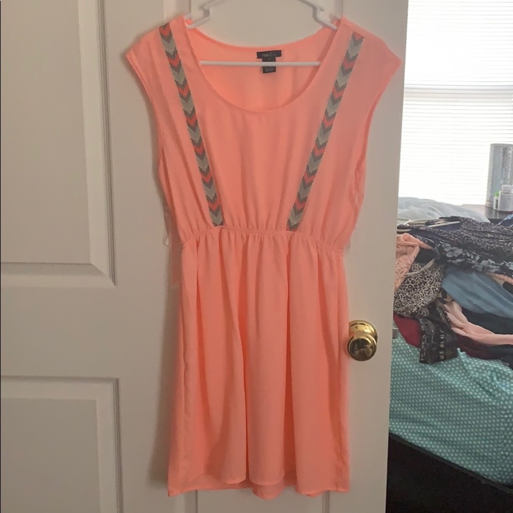 Highlighter pink dress